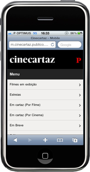 Cinecartaz Mobile