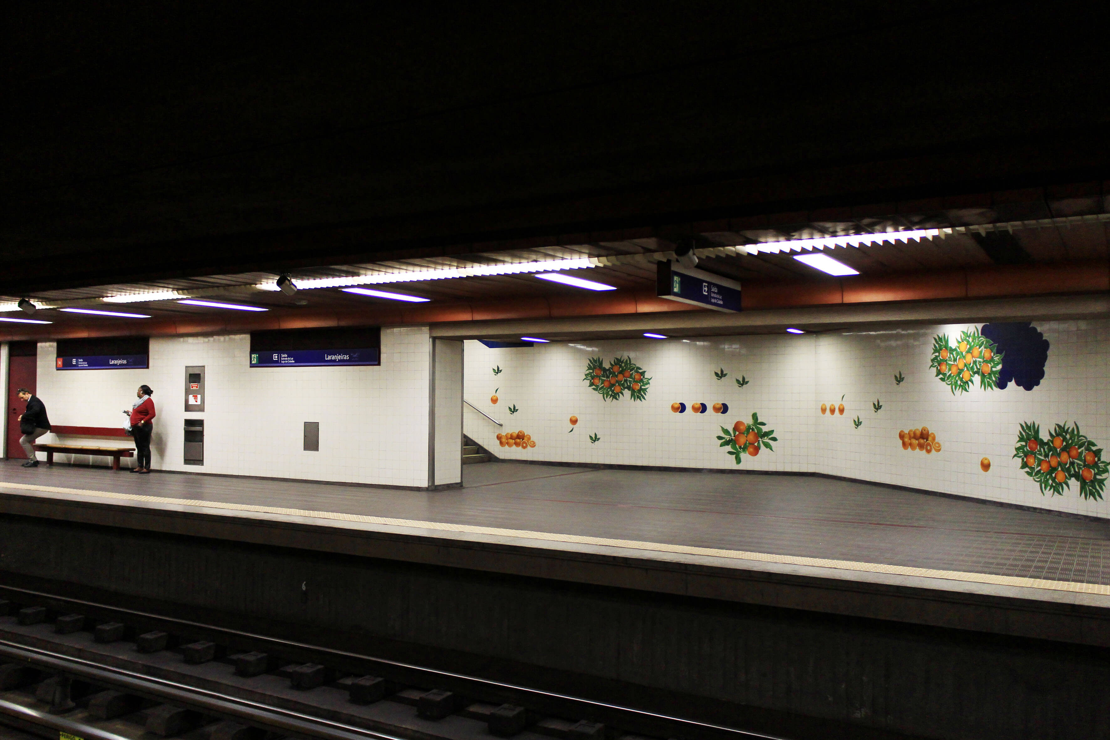 Estação do Metro das Laranjeiras