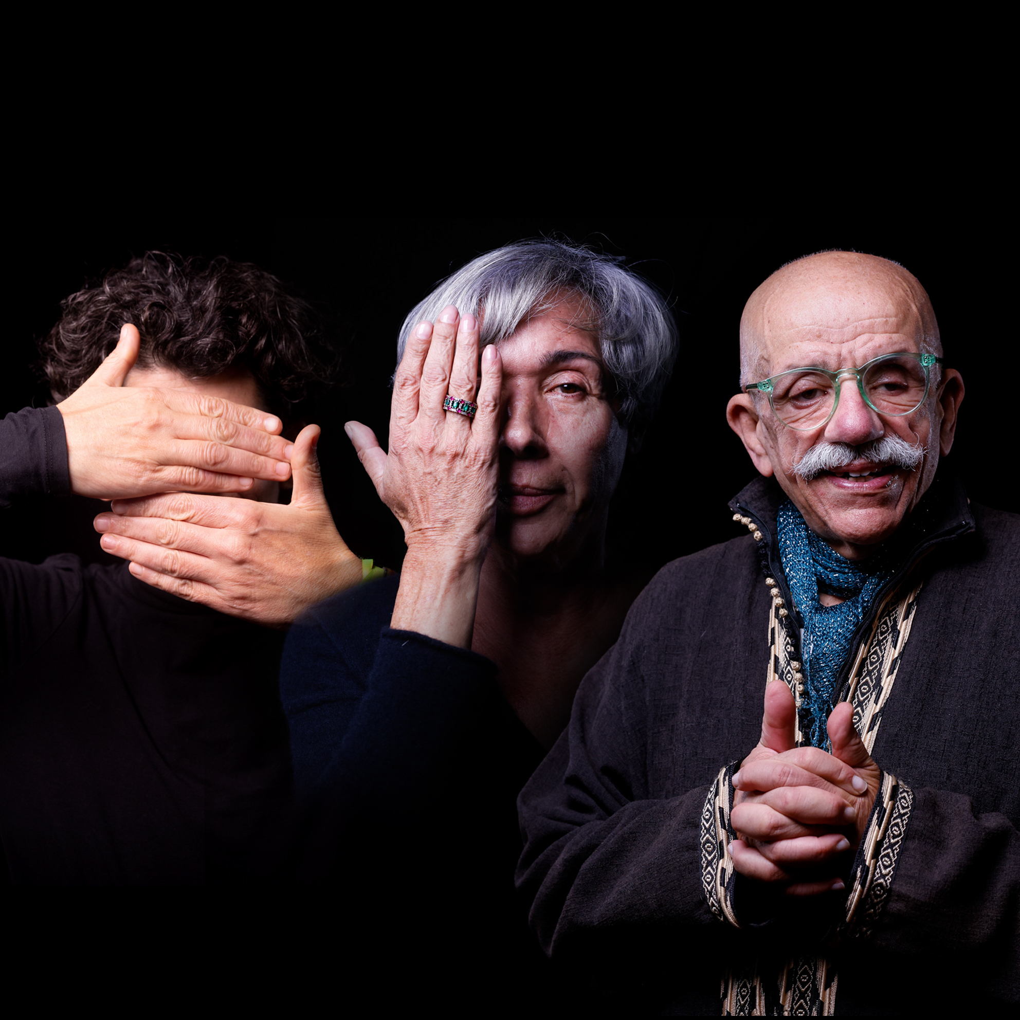 Retrato de três pessoas