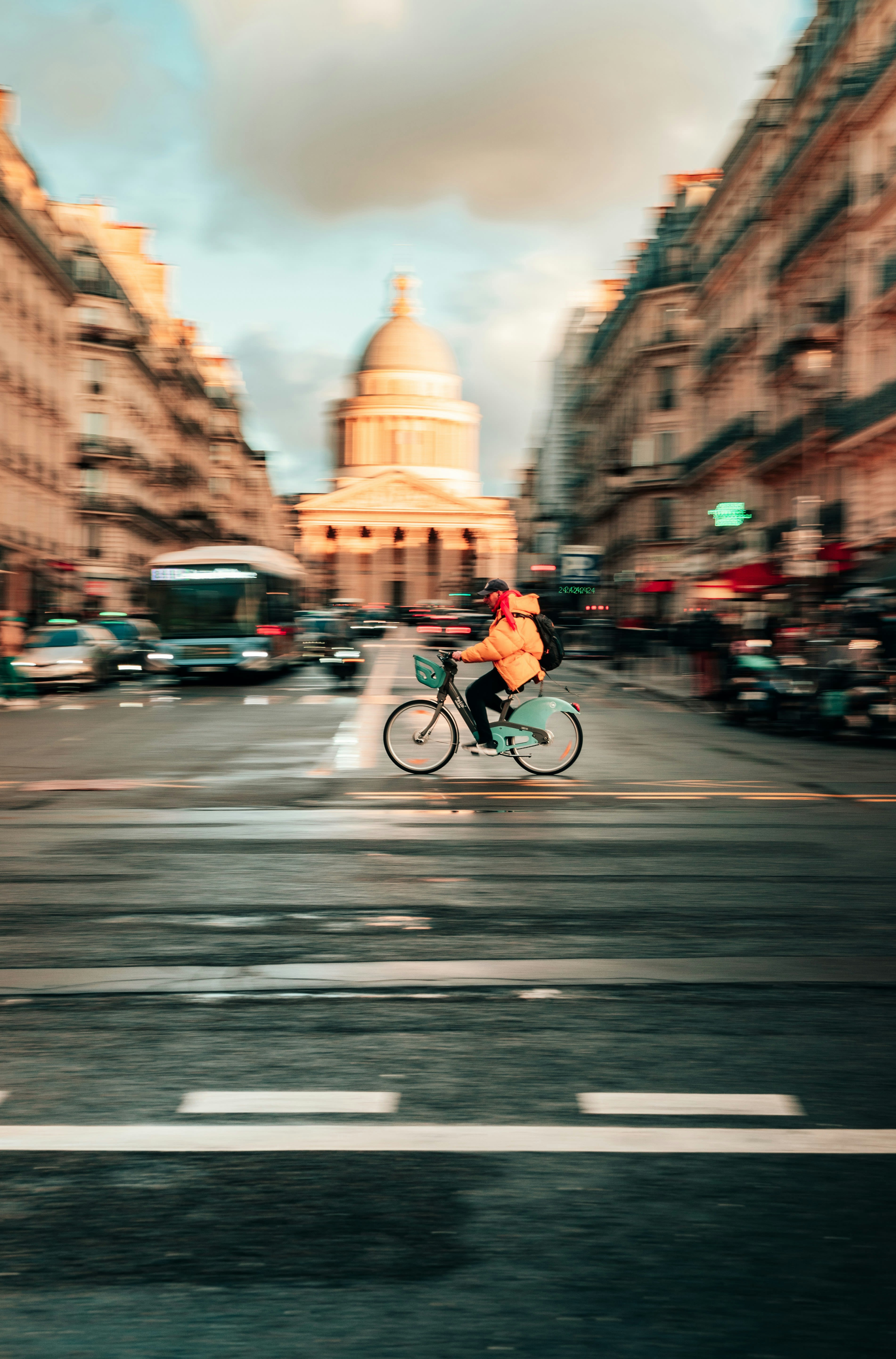 man riding on bicycle